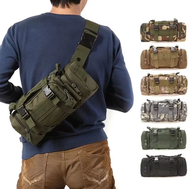 Hiking Backpack Waterproof - Sac banane tactique Molle pour homme,