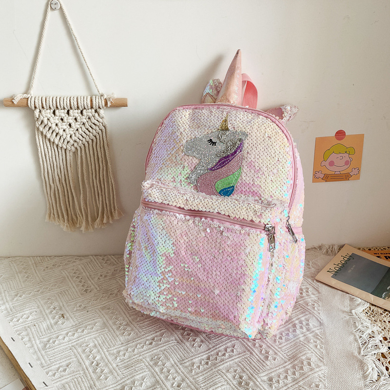 Fashion Backpack Women - Sac à dos licorne à paillettes